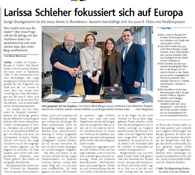 Du betrachtest gerade Larissa Schleher fokussiert sich auf Europa