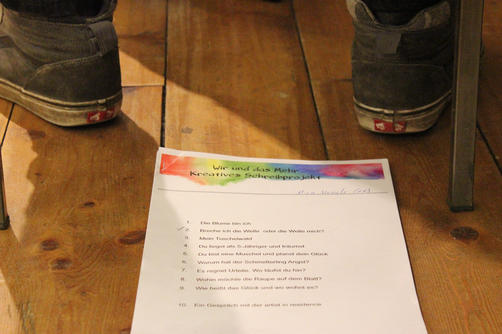 Du betrachtest gerade Wir und das Mehr – Kreatives Schreibprojekt mit Schülern der BBS Marienhain